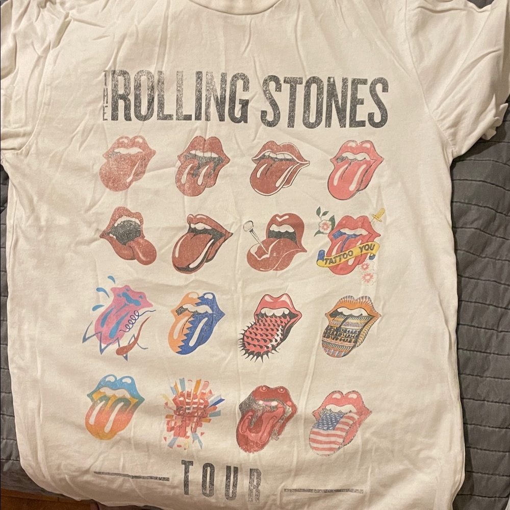 Lucky Brand Rolling Stones Graphic Tee - White